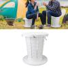 Qcwwy Retractable Portable Toilet, Lightweight Folding Camping Potty view 2