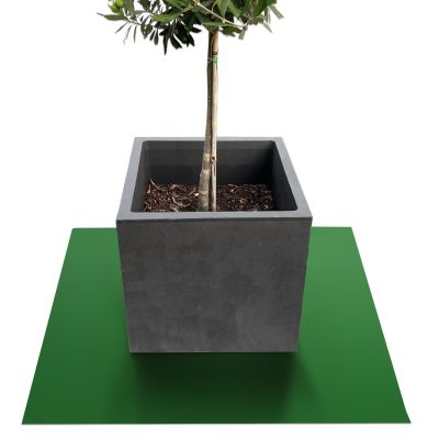 KARAT Majesty Plant Pot Saucer, Green, Square 90 x 90 cm