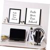 iplusmile 2-Piece Black Headphone Holder, Removable Desk Headset Stand, Space-Saving Design for Gaming and Office Use view 4