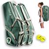 Otaro 82L Tennis Bag for 4 Rackets with Thermal, Shoe & Cooler Compartments (Green) view 1