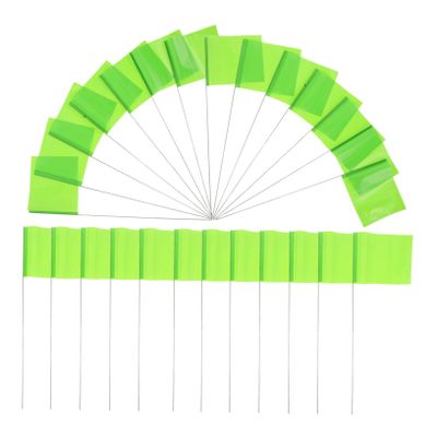 Lawn Marking Flags, 50-Piece Set, Polyester and Steel
