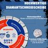 WORKPRO Diamond Cutting Discs 230 mm x 22.23 mm, 2-Pack, for Concrete and Stone view 3