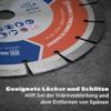 WORKPRO Diamond Cutting Discs 230 mm x 22.23 mm, 2-Pack, for Concrete and Stone view 4