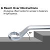 QUARKZMAN 24 mm x 27 mm Metric Offset Double Box-End Wrench, 45° view 4