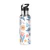 Sea Dolphin Ocean Animals Insulated Stainless Steel Water Bottle with Straw Lid, 600 ml view 1