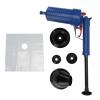 Holigie Toilet Plunger Set, Air Drain Blaster with 4 Large Suction Cups view 4