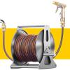 Garden Hose Reel, Wall-Mounted Hose Storage Rack and Reel Cart for Patio, Garden, Garage (30) view 1