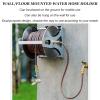 Garden Hose Reel, Wall-Mounted Hose Storage Rack and Reel Cart for Patio, Garden, Garage (30) view 3