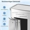 GIANTEX 50 L Stainless Steel Sensor Trash Can with Soft-Closing Lid view 4