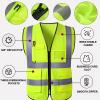 Custom High-Visibility Safety Vest with Logo Pockets view 3