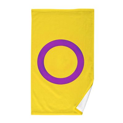 CHIFIGNO LGBT Cotton Hand Towel with Pride Flag, 16 x 28 in