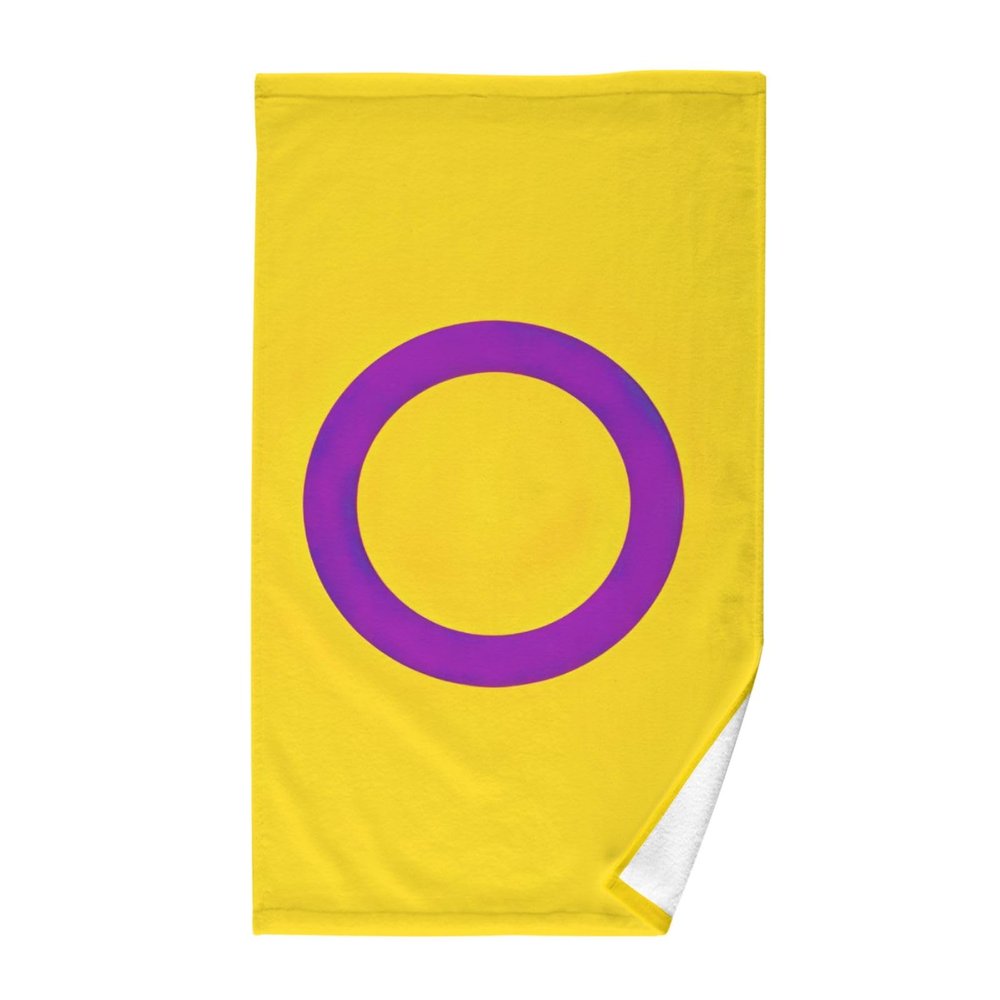 CHIFIGNO LGBT Cotton Hand Towel with Pride Flag, 16 x 28 in