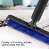 Reusable Lint Roller, Pet Hair Remover, Sticky Hair Roller, Blue Soft Static Silicone Cleaning Roller for Pets (10 Inches, 100W) view 3
