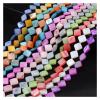 MKLHAVB Dyed Mother-of-Pearl Shell Beads, Square/Diamond Shape, 13 mm, for DIY Jewelry (9 Natural Color) view 2