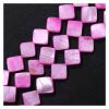 MKLHAVB Dyed Mother-of-Pearl Shell Beads, Square/Diamond Shape, 13 mm, for DIY Jewelry (9 Natural Color) view 3
