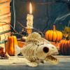Opilroyn Fish Skeleton Model, Skull Fish Skeleton | Animal Carp Skull view 2