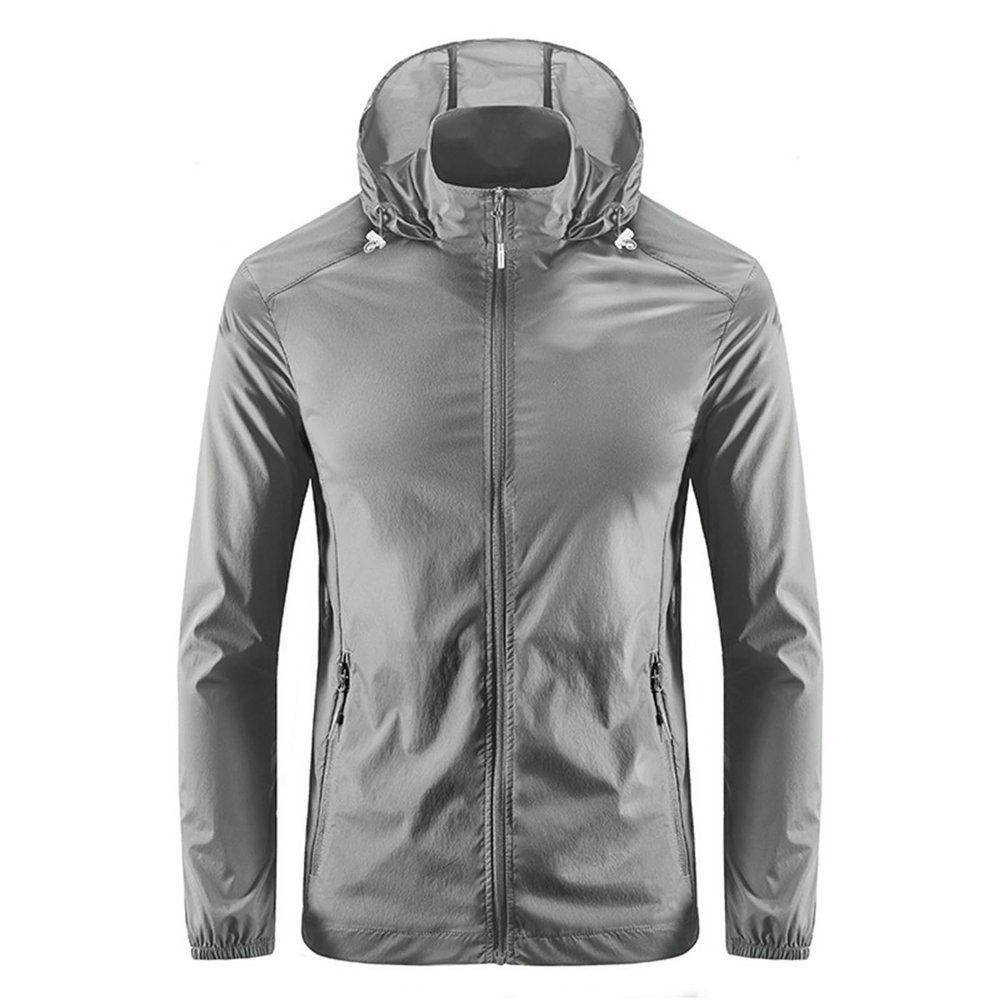 SRZYMJ Men's Lightweight Winter Coat, Transitional Jacket, Autumn Outdoor Softshell Quilted Jacket, 7XL, Hoodless Functional Parka