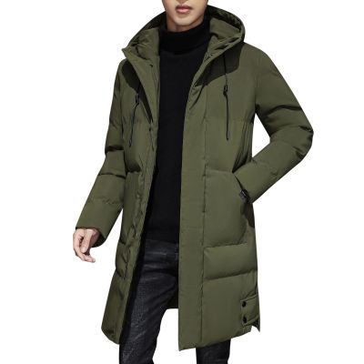 SRZYMJ Men's Long Winter and Transitional Outdoor Jacket
