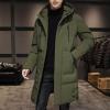 SRZYMJ Men's Long Winter and Transitional Outdoor Jacket view 3