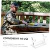 HONMEET Small ABS Fishing Lure Stand with Large Capacity view 3