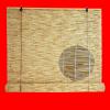 Outdoor Bamboo Blinds, Privacy Roller Shades for Patio, Indoor/Outdoor Use, Garden and Windows, Light-Blocking Natural Reed Curtains (W70 x H120 cm / 28 x 47 in) view 1