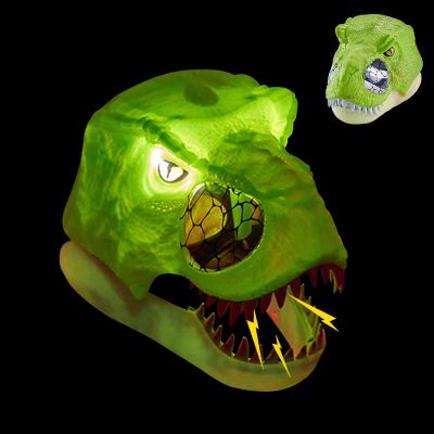 Nexoria Dinosaur Mask with Moving Jaw, Sound and LED Lights