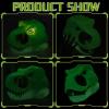 Nexoria Dinosaur Mask with Moving Jaw, Sound and LED Lights view 3