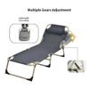 WDFYD Camping Cot for Adults with Headrest, Folding Bed, 150 kg Capacity view 4