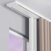 Double-Row Silent Curtain Rod, White, 2.4 m view 1