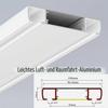 Double-Row Silent Curtain Rod, White, 2.4 m view 2