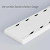 Double-Row Silent Curtain Rod, White, 2.4 m view 3
