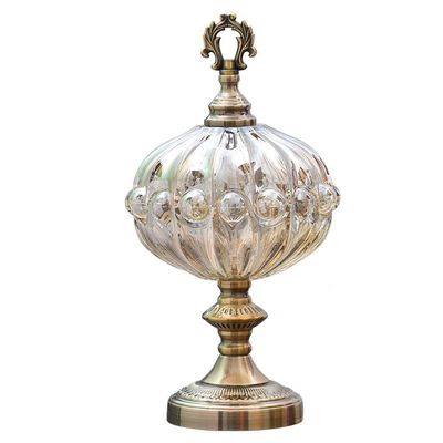 LXYDPZ Candy Jar Decoration, Clear Glass Apothecary Jar with Lid
