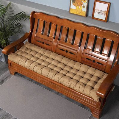 Garden Bench Cushion, 8 cm Thick, 100 x 40 cm, Green