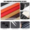 Self-Adhesive Faux Leather Repair Patches for Furniture, Sofas and Car Seats, White view 2