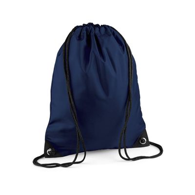 minimutz Drawstring Gym Bag – Kids, Men & Women – 12 L (Navy Blue)
