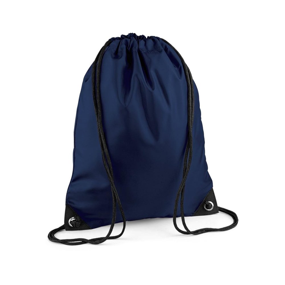 minimutz Drawstring Gym Bag – Kids, Men & Women – 12 L (Navy Blue)