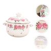 2.3 L Enamel Cooking Pot with Handles view 4