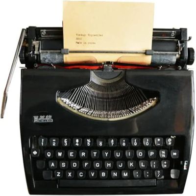 LXWKAI Vintage Portable Manual Typewriter