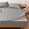 Zippered Mattress Cover 90 x 190 + 5 cm, Gray, Adjustable Encasing, Mattress Protector, Fitted Sheet, Breathable, Washable view 3