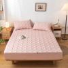 Zippered Mattress Cover, Adjustable Mattress Encasement, Mattress Protector, Breathable and Washable Fitted Sheet, 140 x 190 + 30 cm, Jade view 2