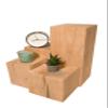 Solid Oak Wood Block 20 x 20 x 55 cm, Stool or Side Table view 1
