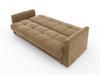 PAMIR24 Sleeper Sofa with Storage, 215 x 85 cm, LEN Wooden Legs, Light Brown view 4