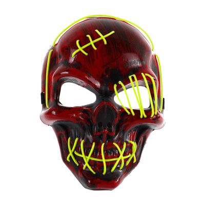 Halloween Skull Ghostface Horror Mask for Women, Men, Kids and Teens – Halloween, Mardi Gras & Carnival Costume (D)