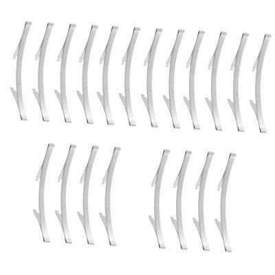 Artibetter 20-Piece Manganese Steel Bottom Positioners for Sliding Cabinet Doors