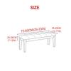 AHYBE Stretch Stool Cover for Dining Bench, Washable Non-Slip Removable Cover, M, 75–85 cm (29–33 in) view 2