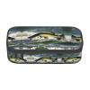 SABFWF Versatile Bass-Fishing Wave Print Pencil Case, Large Capacity, Black, One Size, Key Case view 1