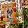 GABSHAIM Lhasa Apso Welcome Fall House Flag view 2