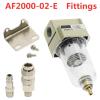 AF2000-02 Inline Compressed-Air Water Filter Trap, 1/4 in, with Pneumatic Fittings, 1 pc (AF2000-02-E Fitting, 14 mm) view 2