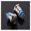 16/19/22 mm Metal Push Button Switch, Non-Illuminated, Self-Resetting, Self-Locking, Waterproof, Brass, CZAOINCU (22 mm, Self-Locking, Flat Head) view 2