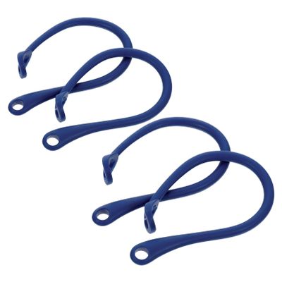 Uonlytech 2-Pair Anti-Loss Silicone Ear Hooks Compatible with AirPods, Ergonomic Non-Slip Ear Hooks for Sports and Outdoor Use